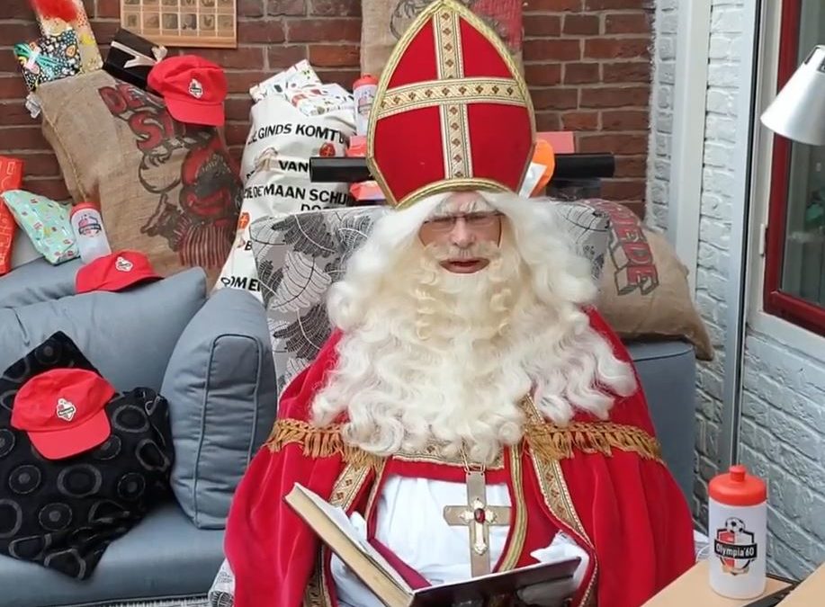 Update Sinterklaas-bezoek voor JO7, JO8 & JO9 Olympia ’60.