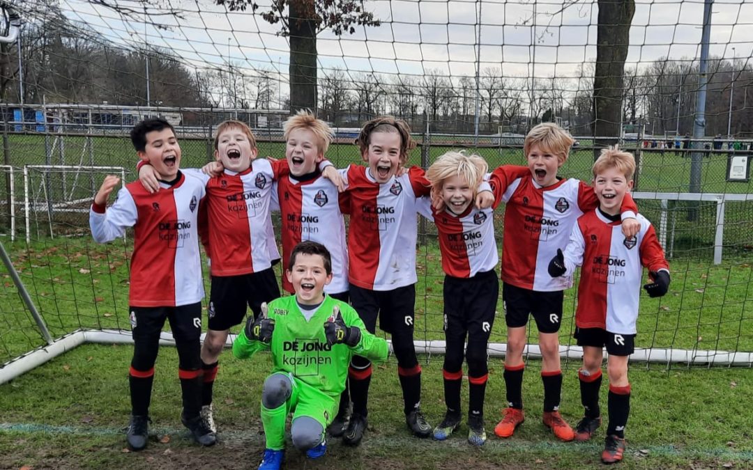 JO10-1 wint alle wedstrijden van najaarscompetitie