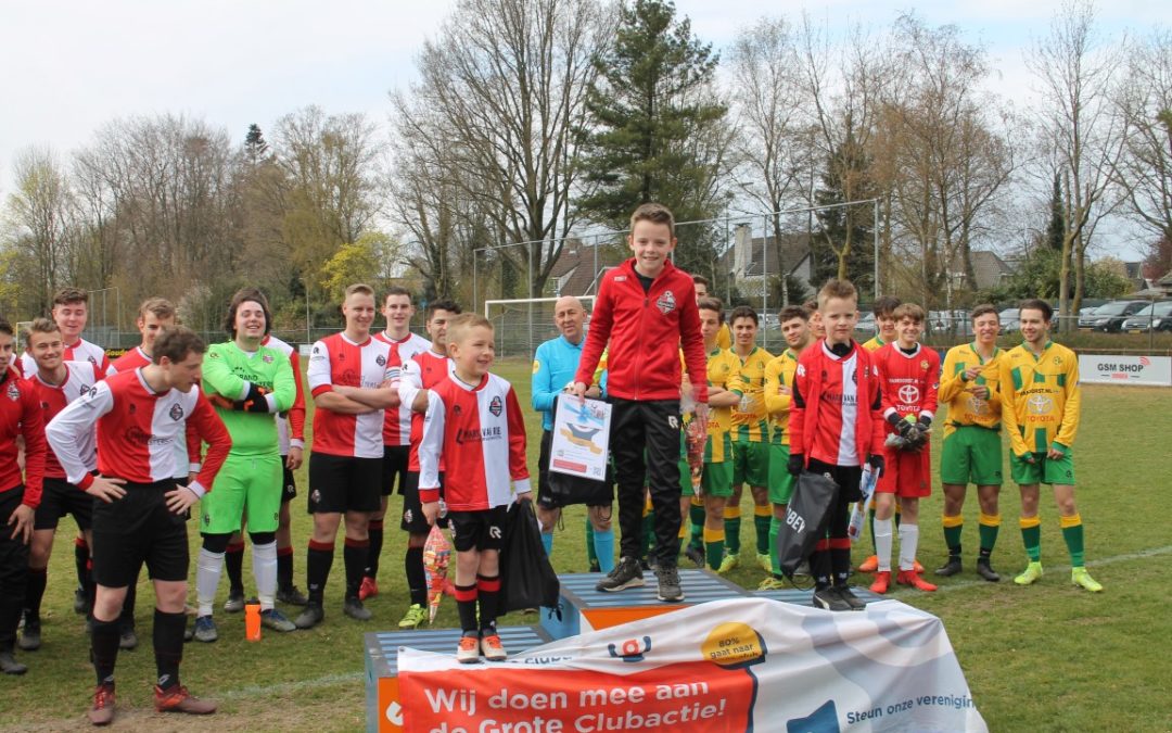 Uitreiking prijzen grote clubactie