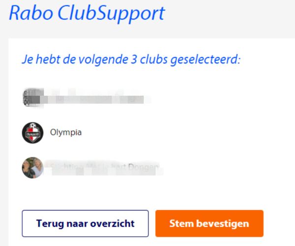 Stemcampagne Rabo Clubsupport van start